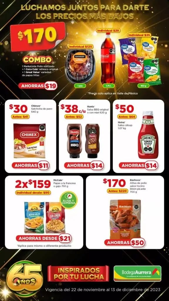 Folleto Bodega Aurrerá 65 Años Inspirados por tu Lucha al 13 de diciembre 2023 6 folleto bodega aurrera 65 anos 5