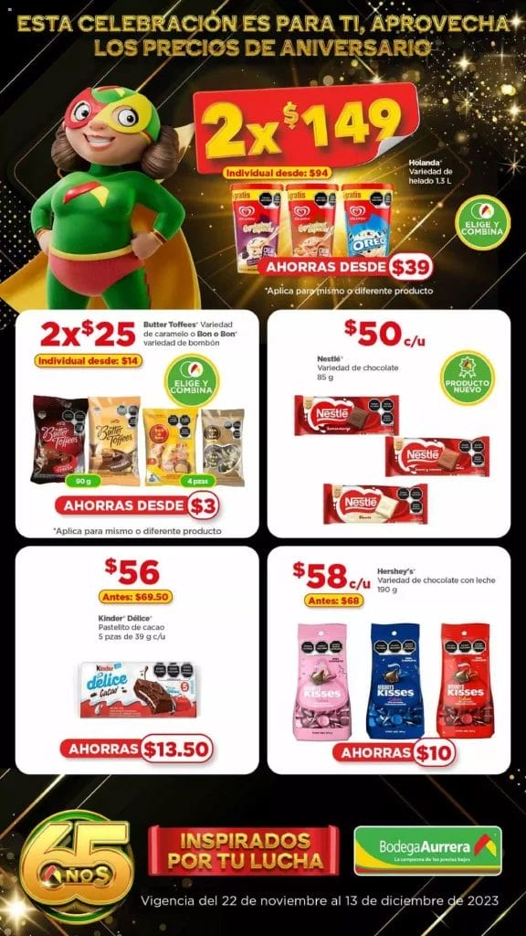 Folleto Bodega Aurrerá 65 Años Inspirados por tu Lucha al 13 de diciembre 2023 7 folleto bodega aurrera 65 anos 6