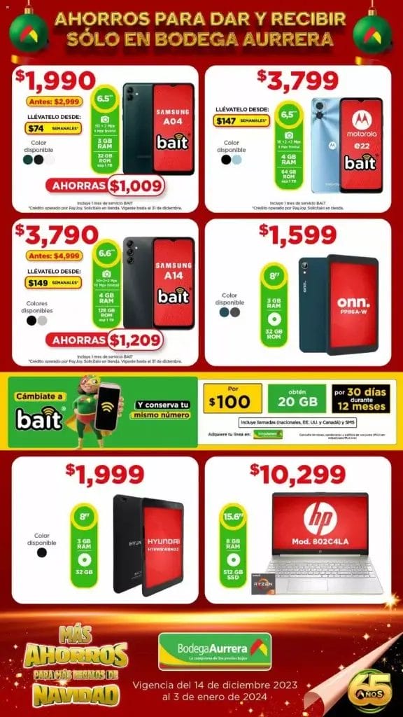 Folleto Bodega Aurrerá Ofertas de Navidad y Año Nuevo 2024 19 folleto bodega aurrera navidad 2023 19