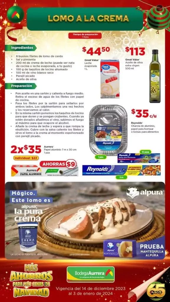 Folleto Bodega Aurrerá Ofertas de Navidad y Año Nuevo 2024 3 folleto bodega aurrera navidad 2023 3