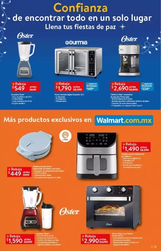 Folleto Walmart Ofertas de Navidad 14 de diciembre al 3 de enero 2024 10 folleto walmart navidad 2023 9