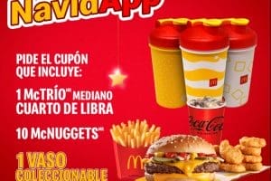 McDonald’s: Vaso Coleccionable Gratis al Comprar McTrio + McNuggets