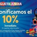 Walmart: 10% de bonificación en toda la Jugueteria al 25 de diciembre 2023