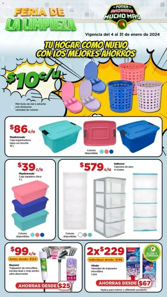 Folleto Bodega Aurrerá Feria de la Limpieza enero 2024 4 folleto bodega aurrera limpieza 2024 4