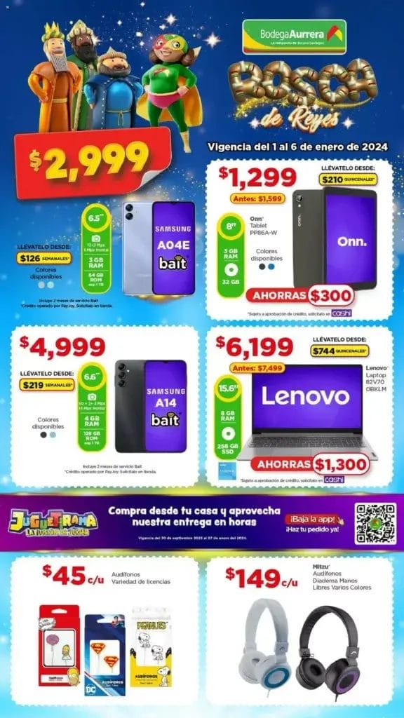 folleto bodega aurrera reyes magos 2024 11