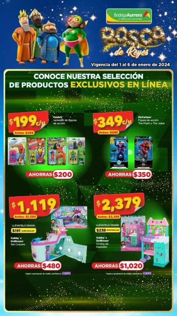 Folleto Bodega Aurrerá Rosca de Reyes 1 al 6 de enero 2024 13 folleto bodega aurrera reyes magos 2024 12