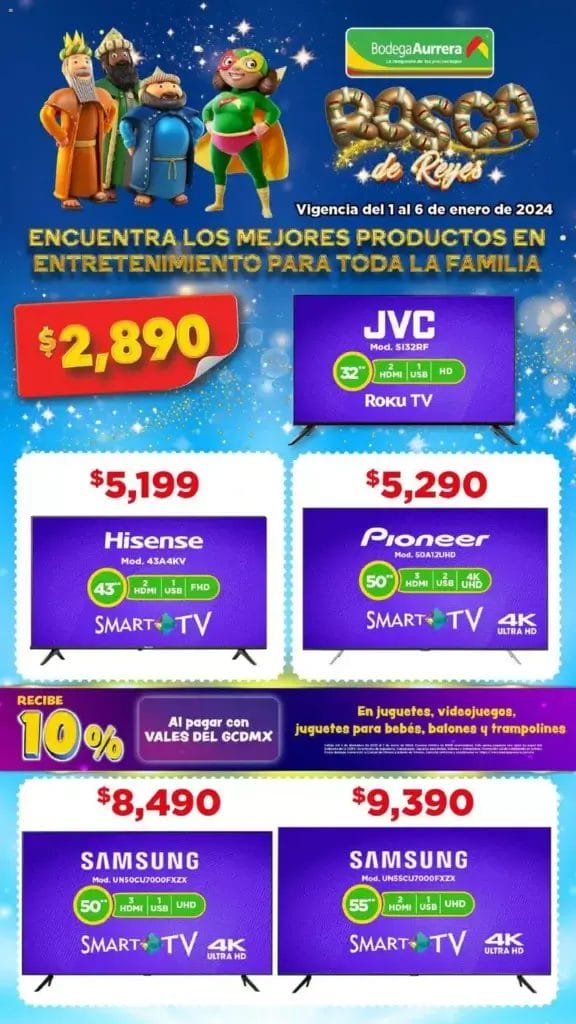 Folleto Bodega Aurrerá Rosca de Reyes 1 al 6 de enero 2024 15 folleto bodega aurrera reyes magos 2024 14