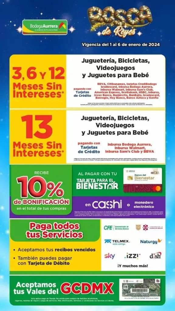 Folleto Bodega Aurrerá Rosca de Reyes 1 al 6 de enero 2024 16 folleto bodega aurrera reyes magos 2024 15