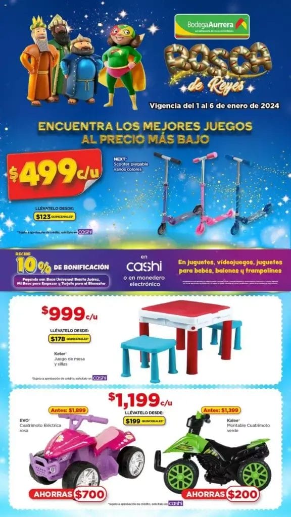 folleto bodega aurrera reyes magos 2024 8