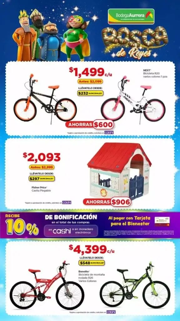 Folleto Bodega Aurrerá Rosca de Reyes 1 al 6 de enero 2024 10 folleto bodega aurrera reyes magos 2024 9