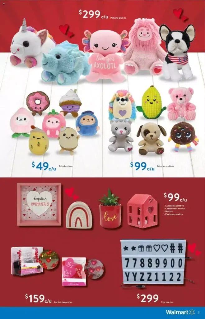 Folleto Walmart San Valentín del 17 de enero al 21 de febrero 2024 7 folleto walmart san valentin 2024 2