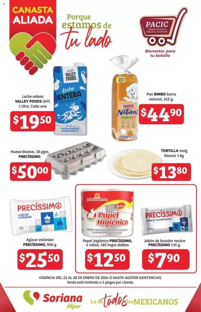 soriana canasta aliada enero 25