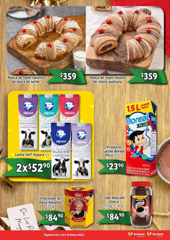 Folleto Soriana Mercado Queridos Reyes Magos 1 al 6 de enero 2024 2 soriana mercado reyes magos 2024 2