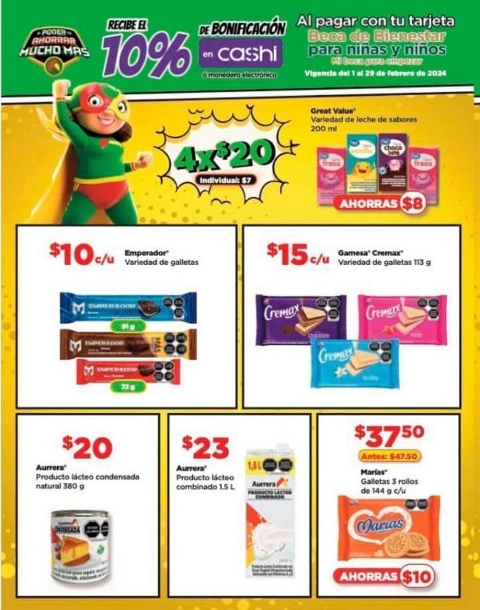 bodega aurrera alcanza feb 2