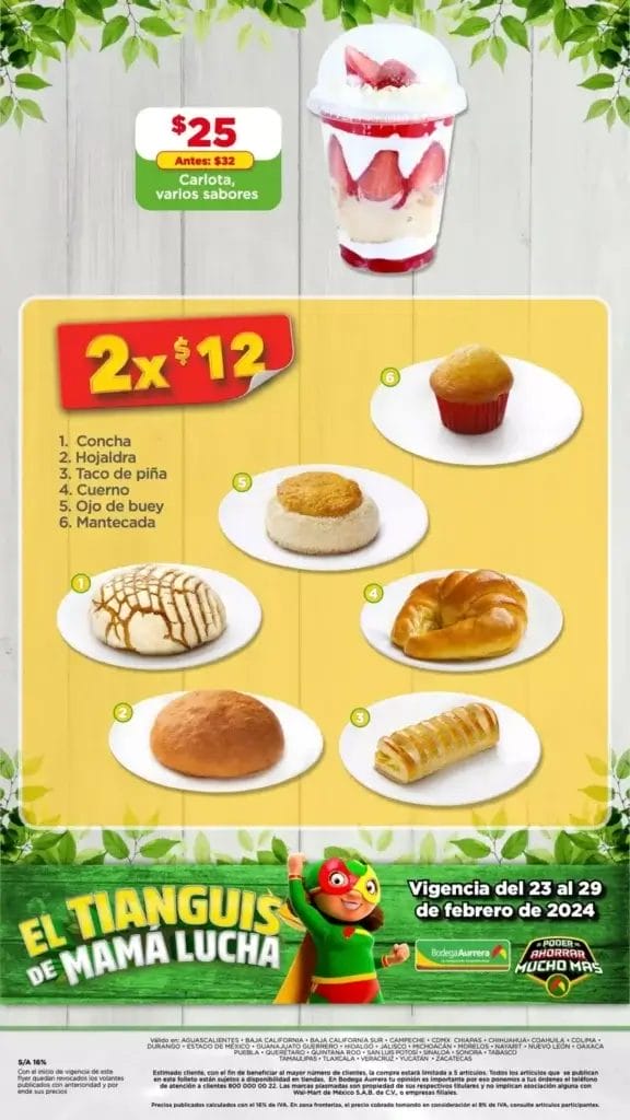 Ofertas Bodega Aurrera frutas y verduras al 29 de febrero 2024 4 bodega aurrera frutas verduras feb 26 4