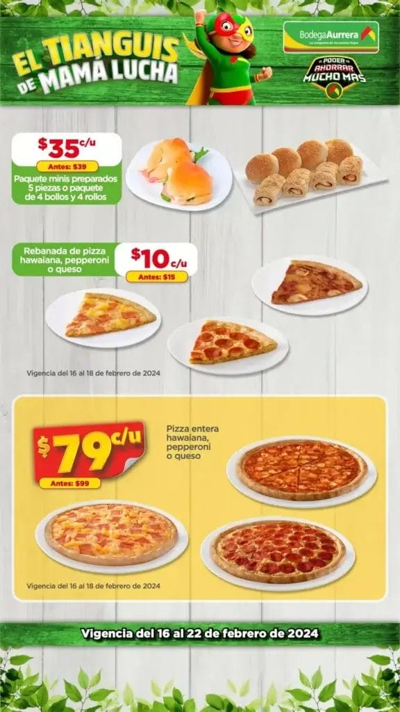 Ofertas Bodega Aurrera frutas y verduras al 22 de febrero 2024 3 folleto bodega aurrera tianguis feb 20 21 3