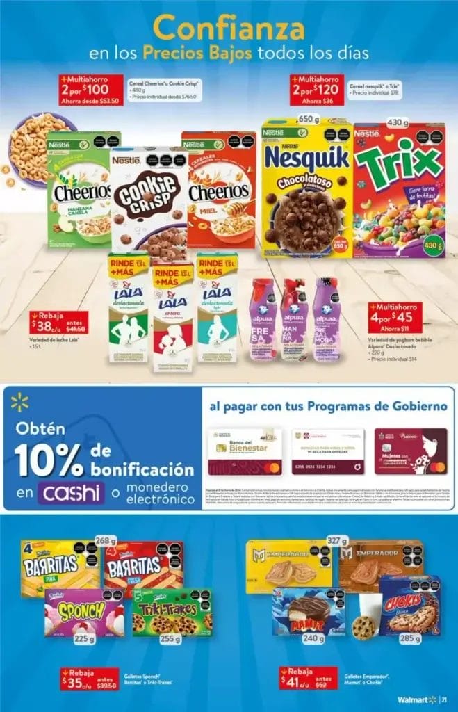 Folleto Walmart Ofertas de Cuaresma al 13 de marzo 2024 22 folleto walmart cuaresma feb 23 21