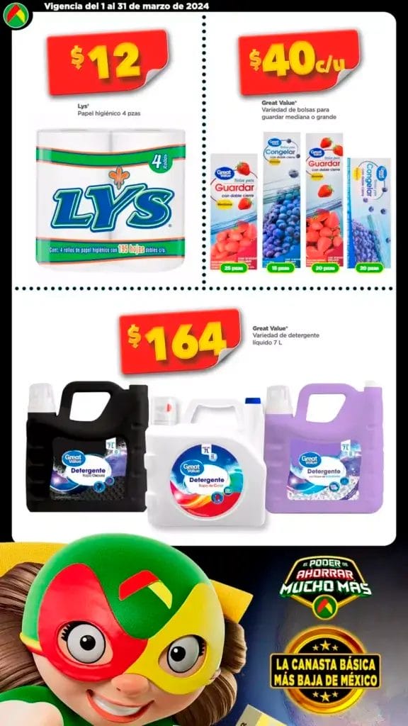 Folleto Bodega Aurrerá Canasta Básica 1 al 31 de marzo 2024 3 folleto bodega aurrera canasta basica marzo 2024 3