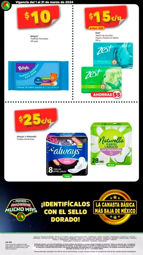 Folleto Bodega Aurrerá Canasta Básica 1 al 31 de marzo 2024 4 folleto bodega aurrera canasta basica marzo 2024 4