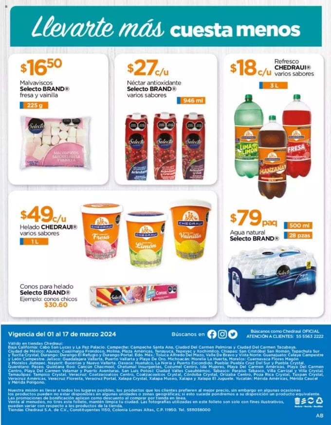 folleto chedraui marzo 2024 16