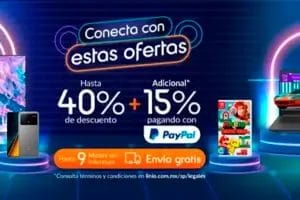 Linio: Hasta 15% de descuento al pagar con Paypal