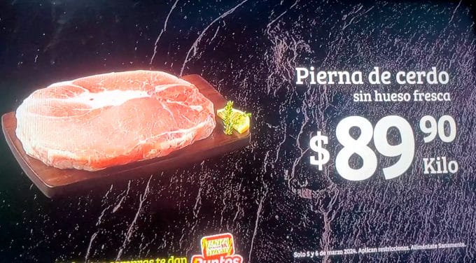 soriana carnes frutas verduras marzo 5