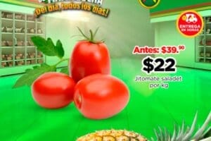 Ofertas Bodega Aurrerá frutas y verduras al 25 de abril 2024