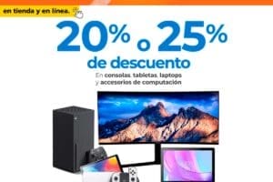 Chedraui: hasta 25% de descuento en consolas, tablets, laptops y computo
