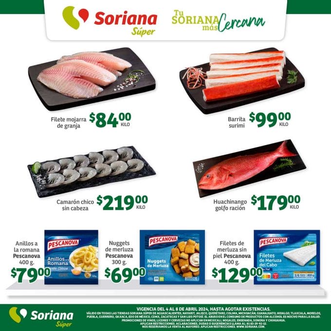 soriana super frutas verduras abril 2024 5