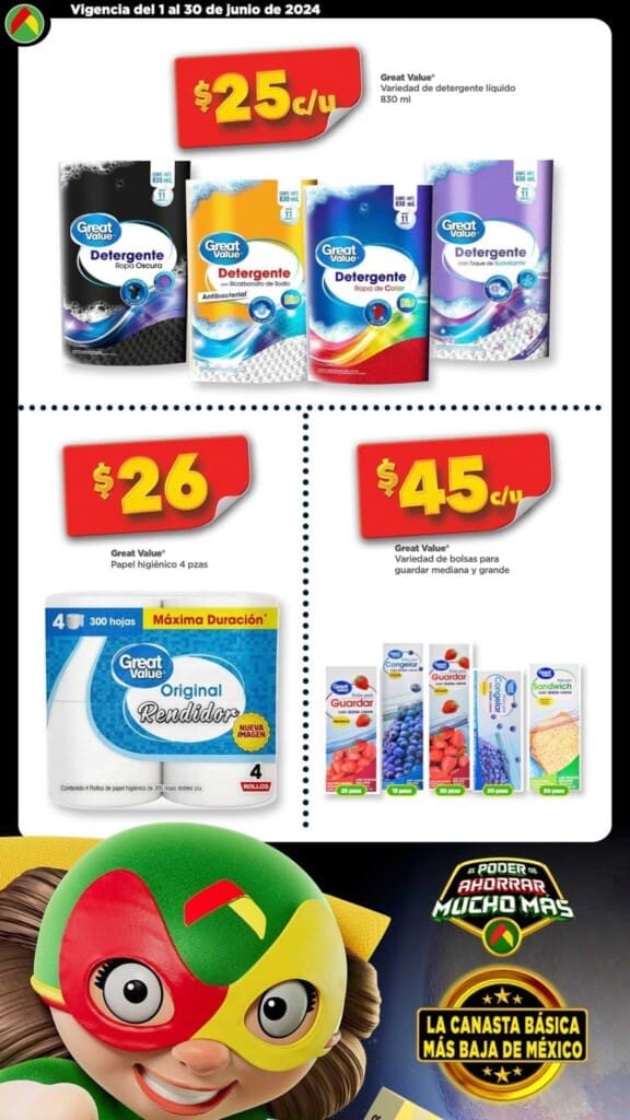 Folleto Bodega Aurrerá Canasta Básica del 1 al 30 de junio 2024 7 bodega aurrera canasta aliada junio 2024 6