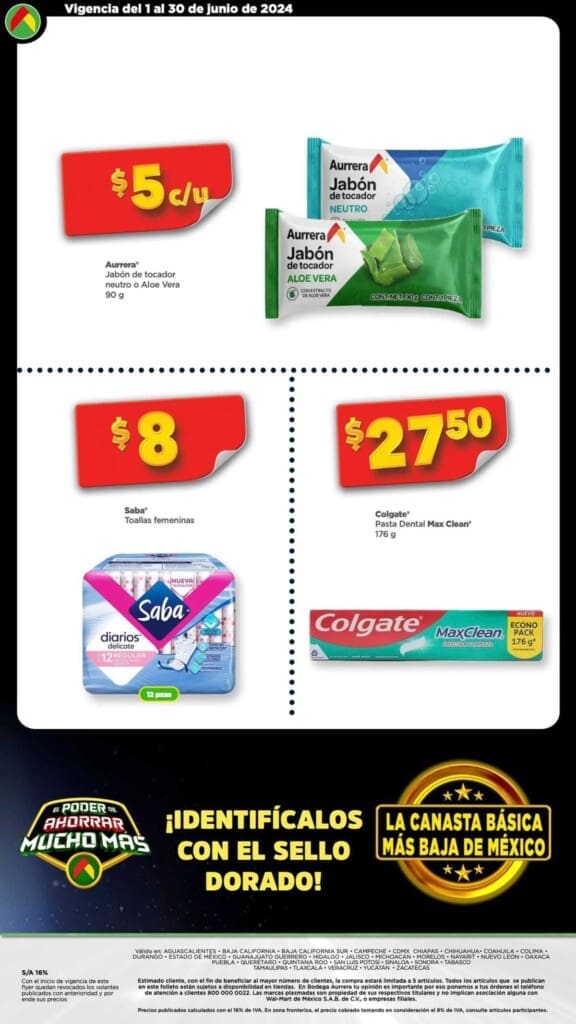 Folleto Bodega Aurrerá Canasta Básica del 1 al 30 de junio 2024 9 bodega aurrera canasta aliada junio 2024 8