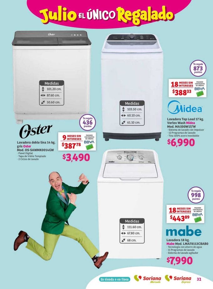 Folleto Julio Regalado 2024 Soriana Mercado del 6 al 12 de junio 33 soriana mercado folleto julio regalado 2024 tercer 32