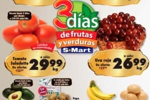 Ofertas S-Mart frutas y verduras del 23 al 24 de julio 2024